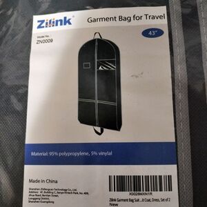 Link Black Travel Garment Bag